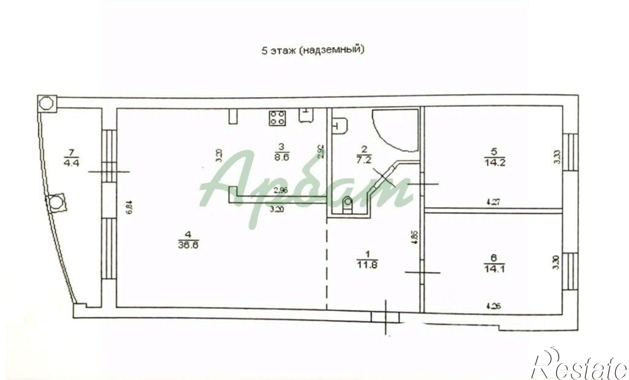 Купить квартиру за 13 200 000 рублей на бульвар Радищева, 4