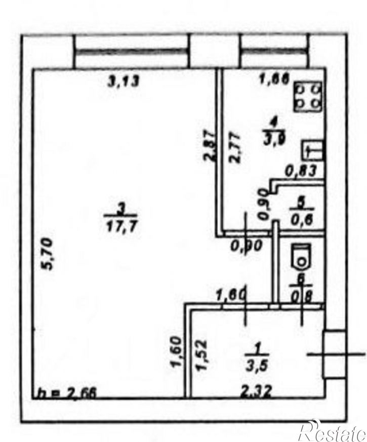 1-комн квартира проспект Ленина, 15/4,  д. 15/4