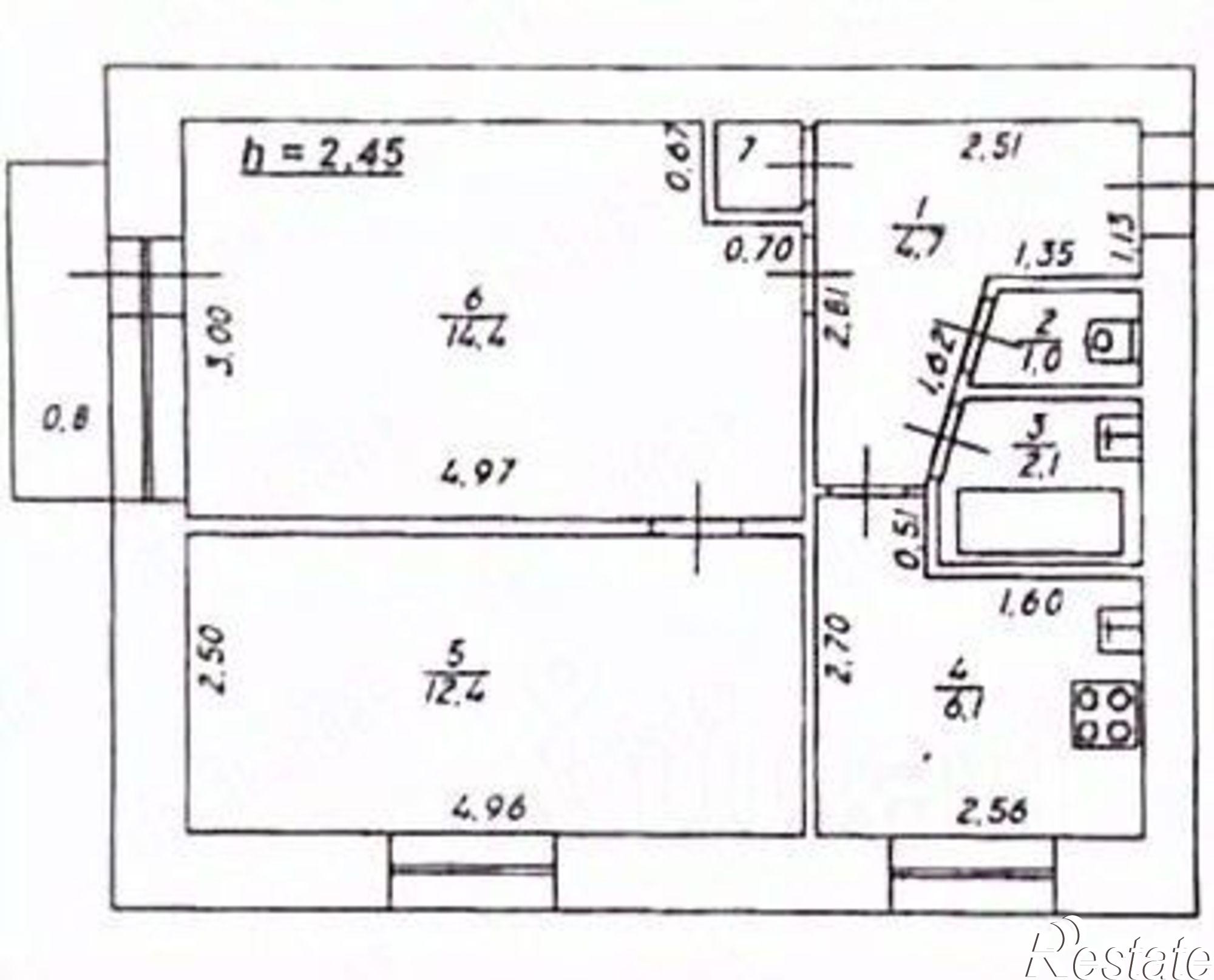 Купить квартиру за 4 300 000 рублей на улица Горького, 61