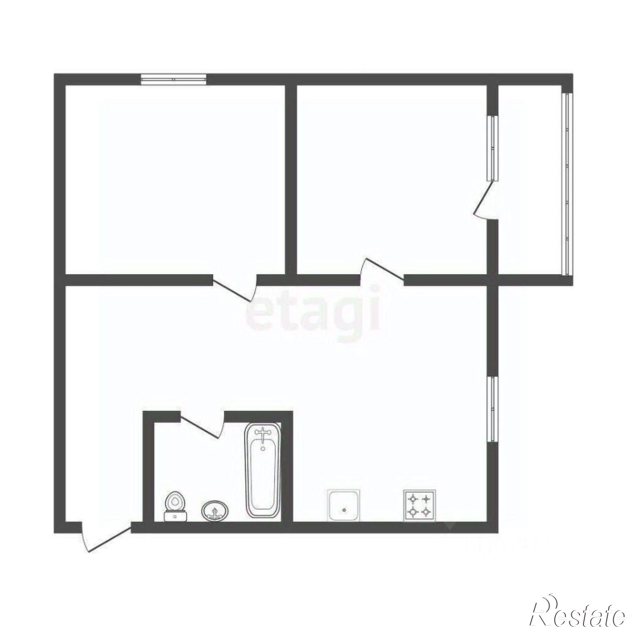 Купить квартиру за 4 850 000 рублей на городской округ Тверь, Тверь