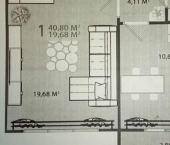 1-комн, 41кв м, этаж 9/9 бульвар Гусева, 46