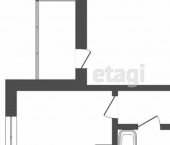 1-комн, 32кв м, этаж 4/5 улица Константина Заслонова, 4