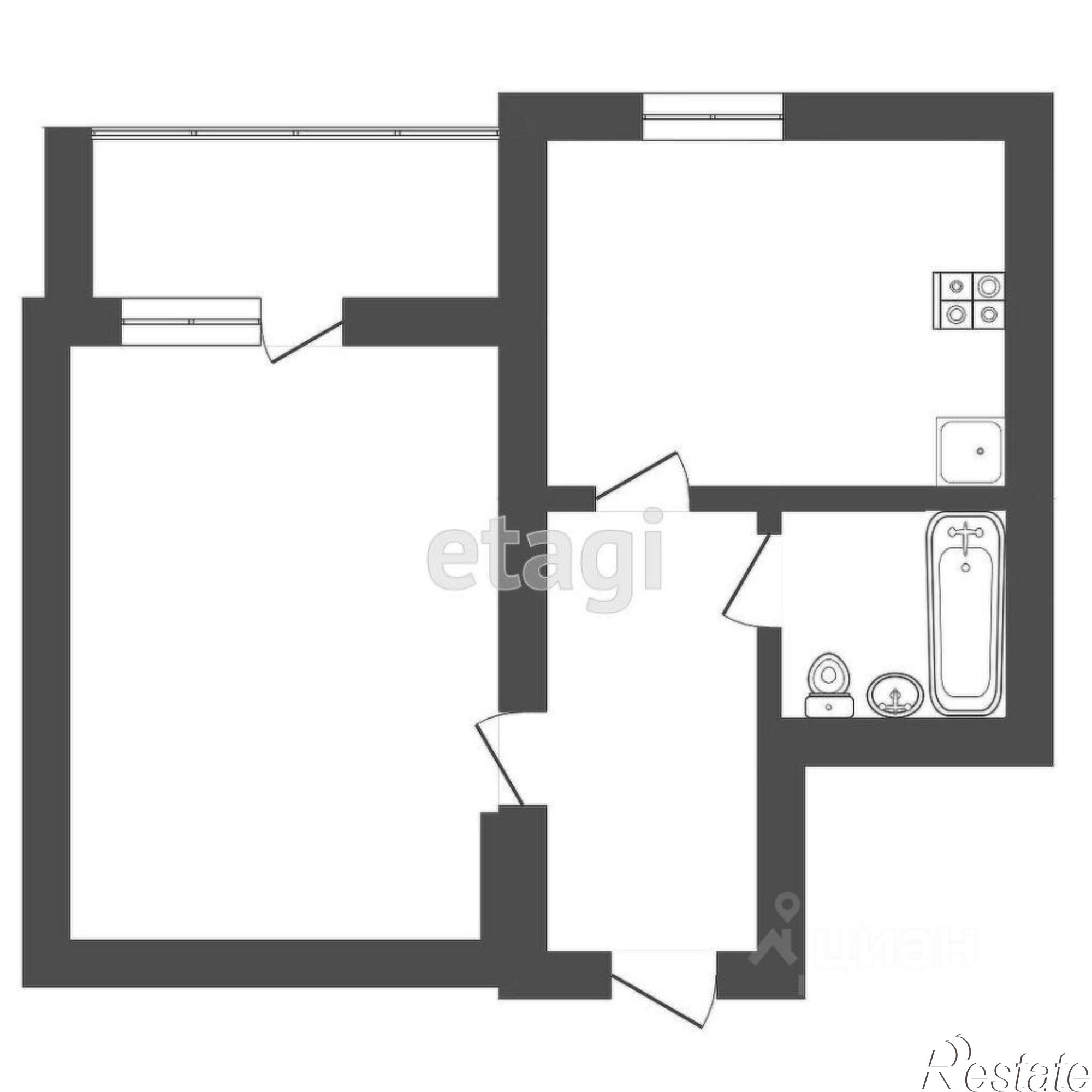 Купить квартиру за 4 350 000 рублей на городской округ Тверь, Тверь