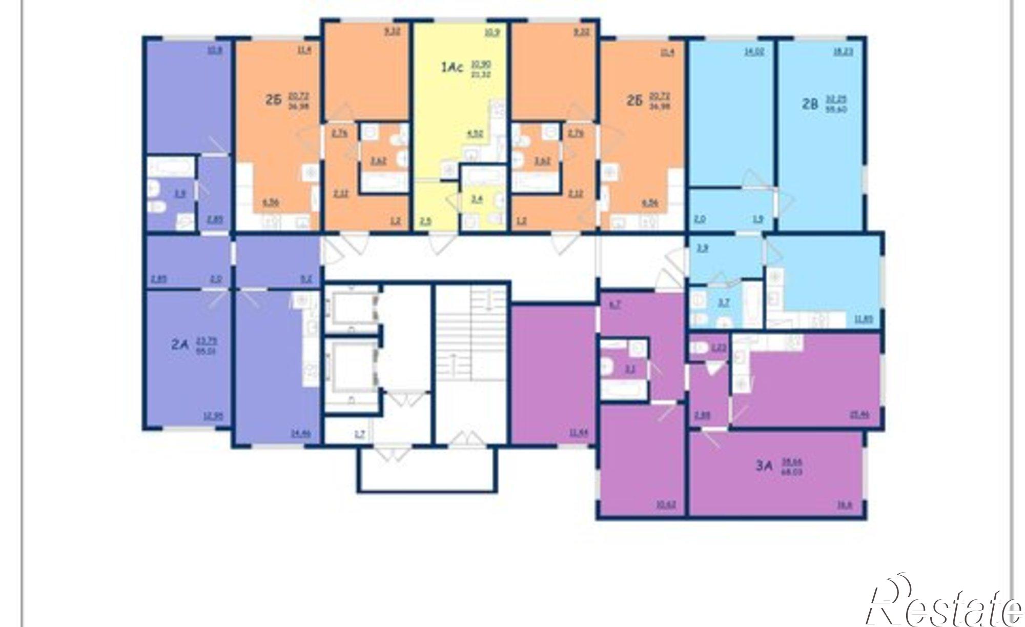 Купить квартиру за 5 269 140 рублей на улица Левитана, 93А