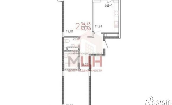 2-комн квартира Тверь, Планерная улица, 8