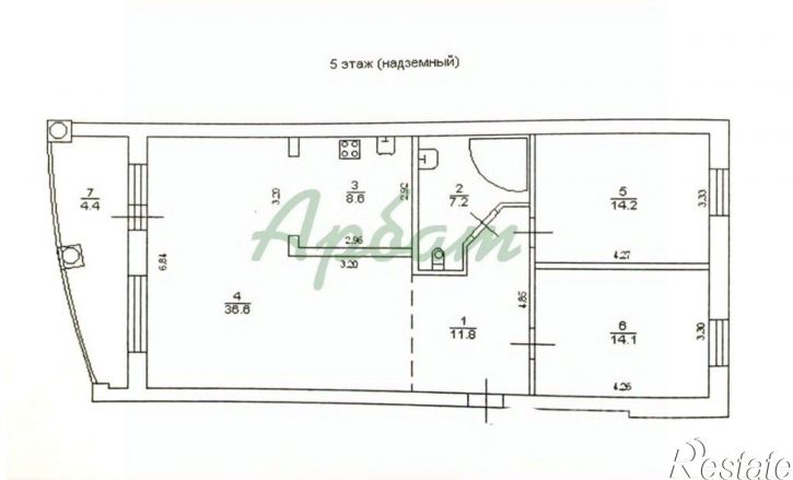 2-комн квартира городской округ Тверь,   Тверь