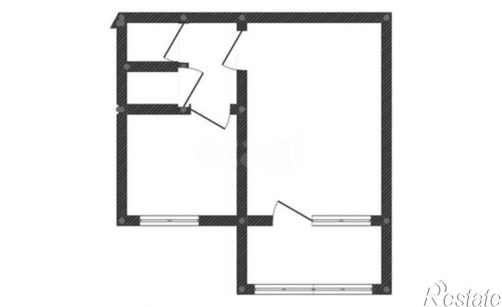 1-комн квартира Тверь, улица Фрунзе, 8к2