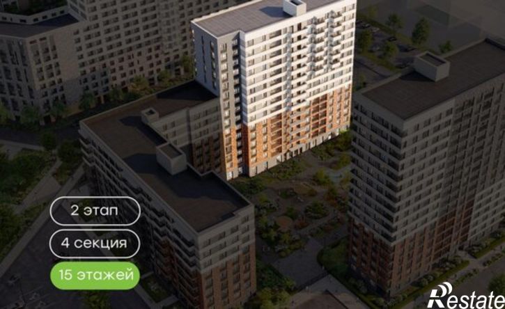 1-комн квартира в новом доме Тверь, микрорайон Соминка