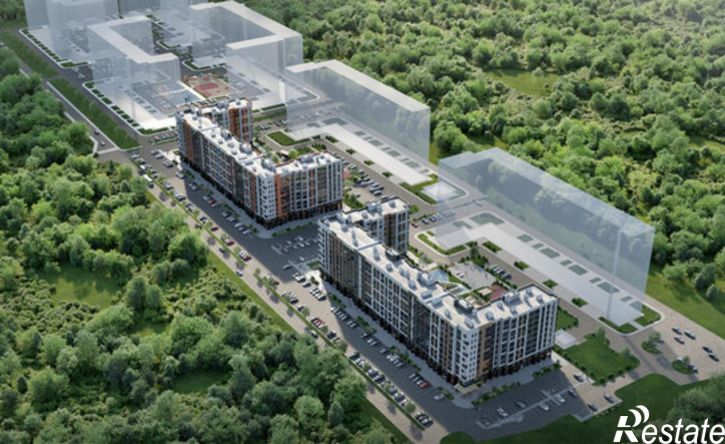 1-комн квартира в новом доме Тверь, улица Левитана, 95