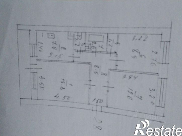 3-комн квартира Пионерская улица, 3,  д. 3