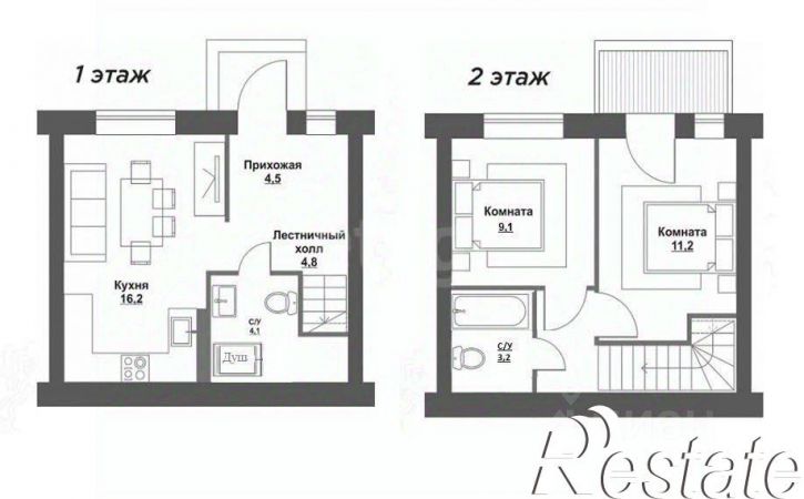 2-комн квартира Тростниковый проезд, 7,  д. 7